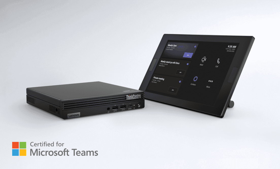 Foto real de Lenovo ThinkSmart Tiny Kit
