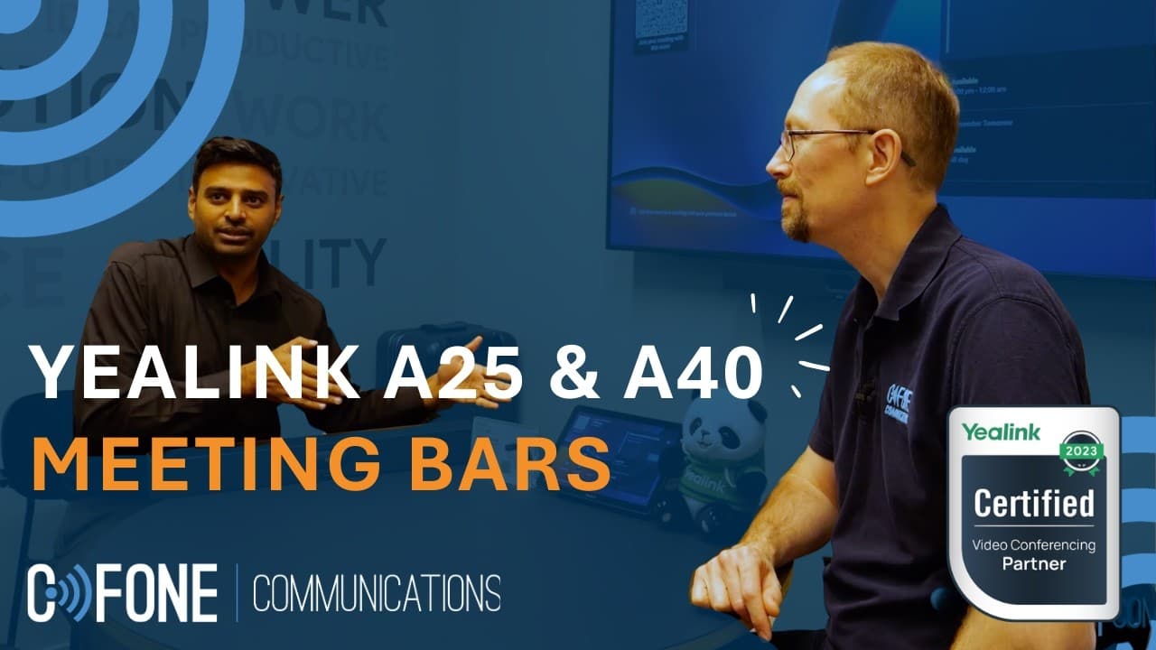 Yealink MeetingBar A40 barra de videoconferencia para salas grandes