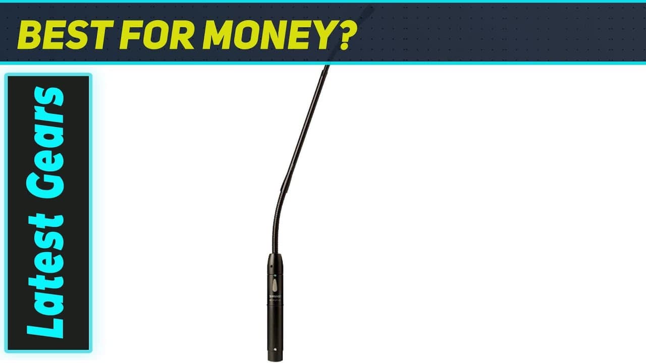 Shure MX412D/C micrófono cuello de ganso 12 pulgadas cardioide para podio y conferencias