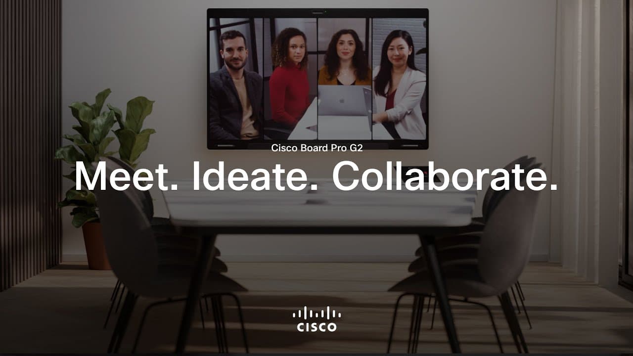Cisco Board Pro G2 display táctil 4K de 55 o 75 pulgadas con videoconferencia y pizarra digital integradas