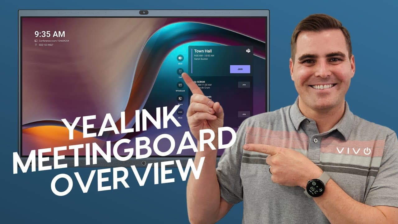 Yealink MeetingBoard 65 display táctil interactivo con videoconferencia integrada